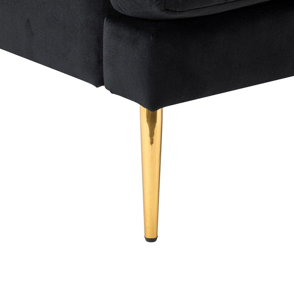 Smintheus Wooden Upholstered Armchair with Metal Legs