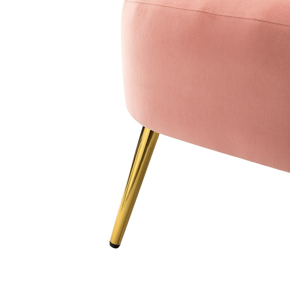 Sthenelus Barrel Chair with Ruched Design Set of 2