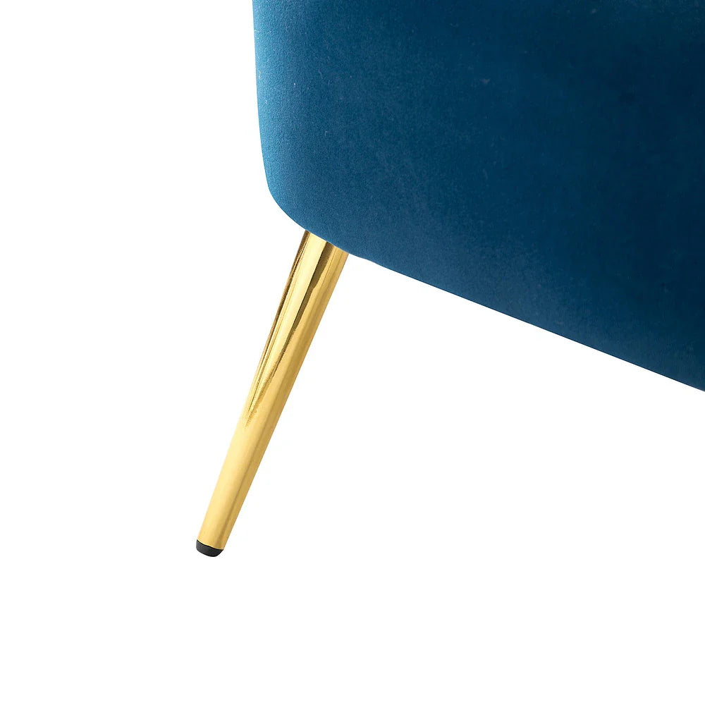 Sthenelus Barrel Chair with Ruched Design Set of 2