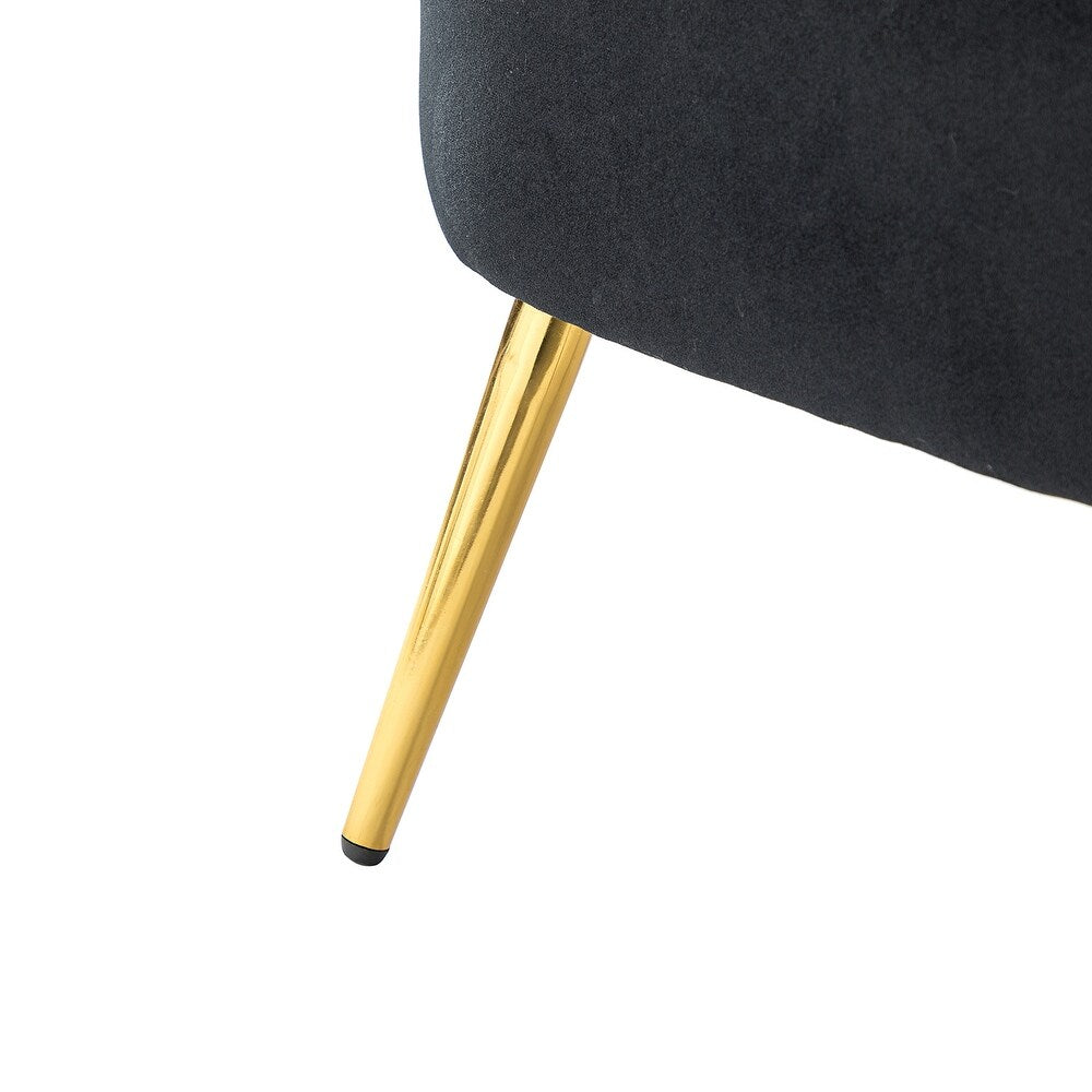 Sthenelus Barrel Chair with Ruched Design Set of 2