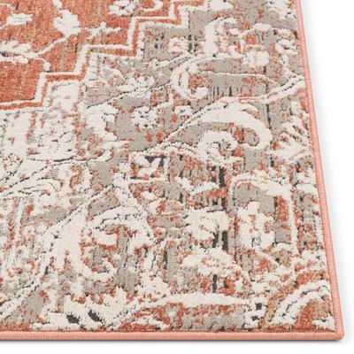 Caine Vintage Persian Oriental Brick Rug