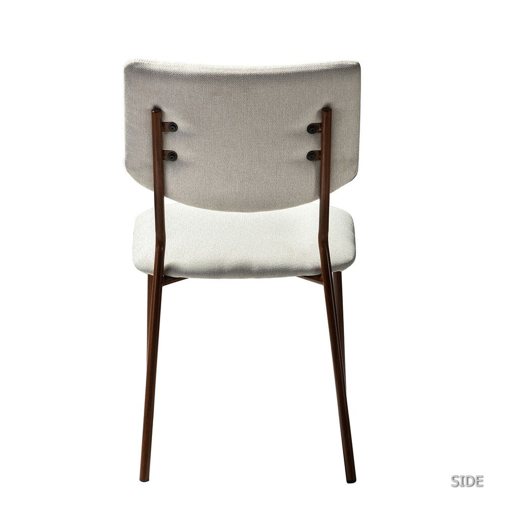 Tahiti Upholstery Dining Chair with Transfer Print Legs Set of 4