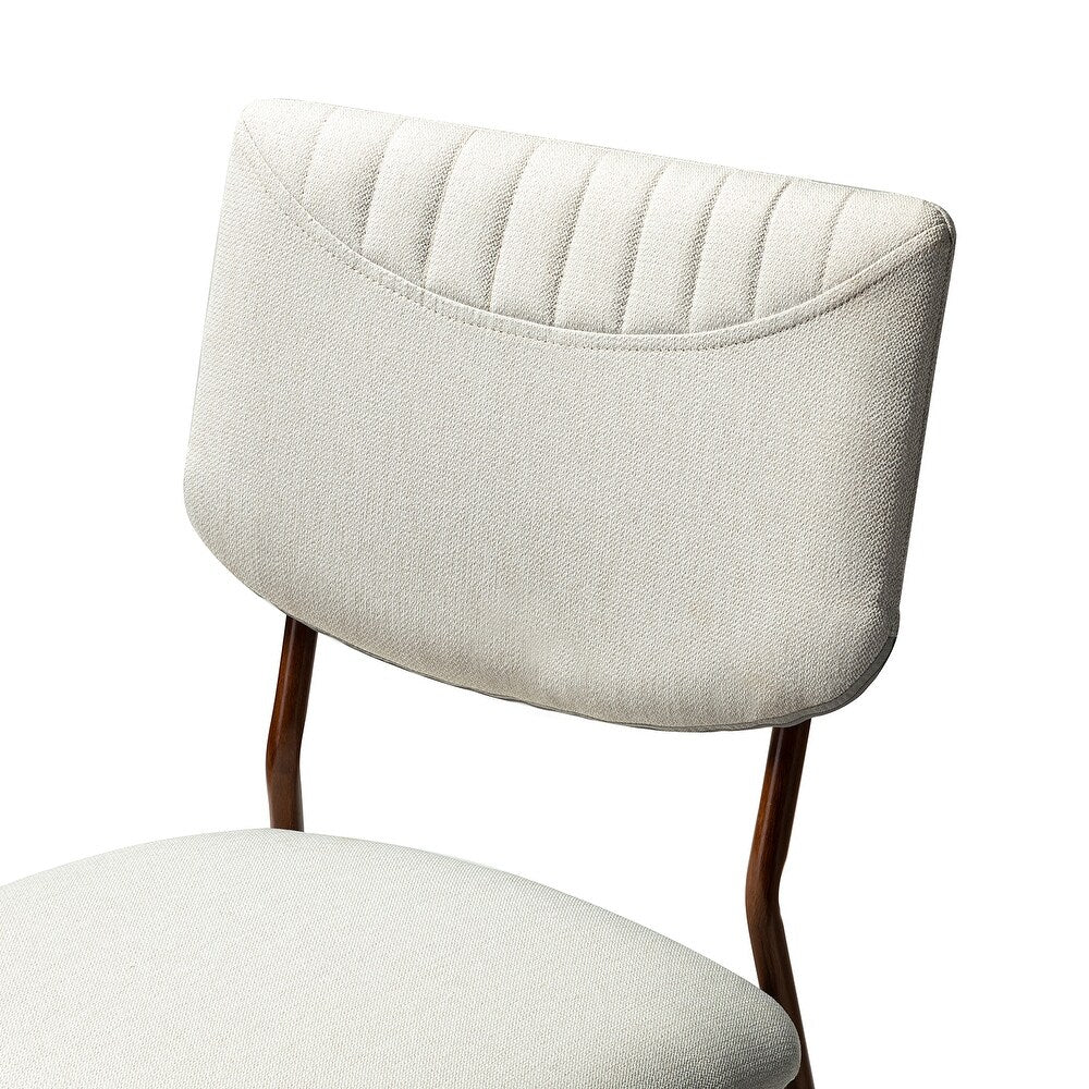 Tahiti Upholstery Dining Chair with Transfer Print Legs Set of 4