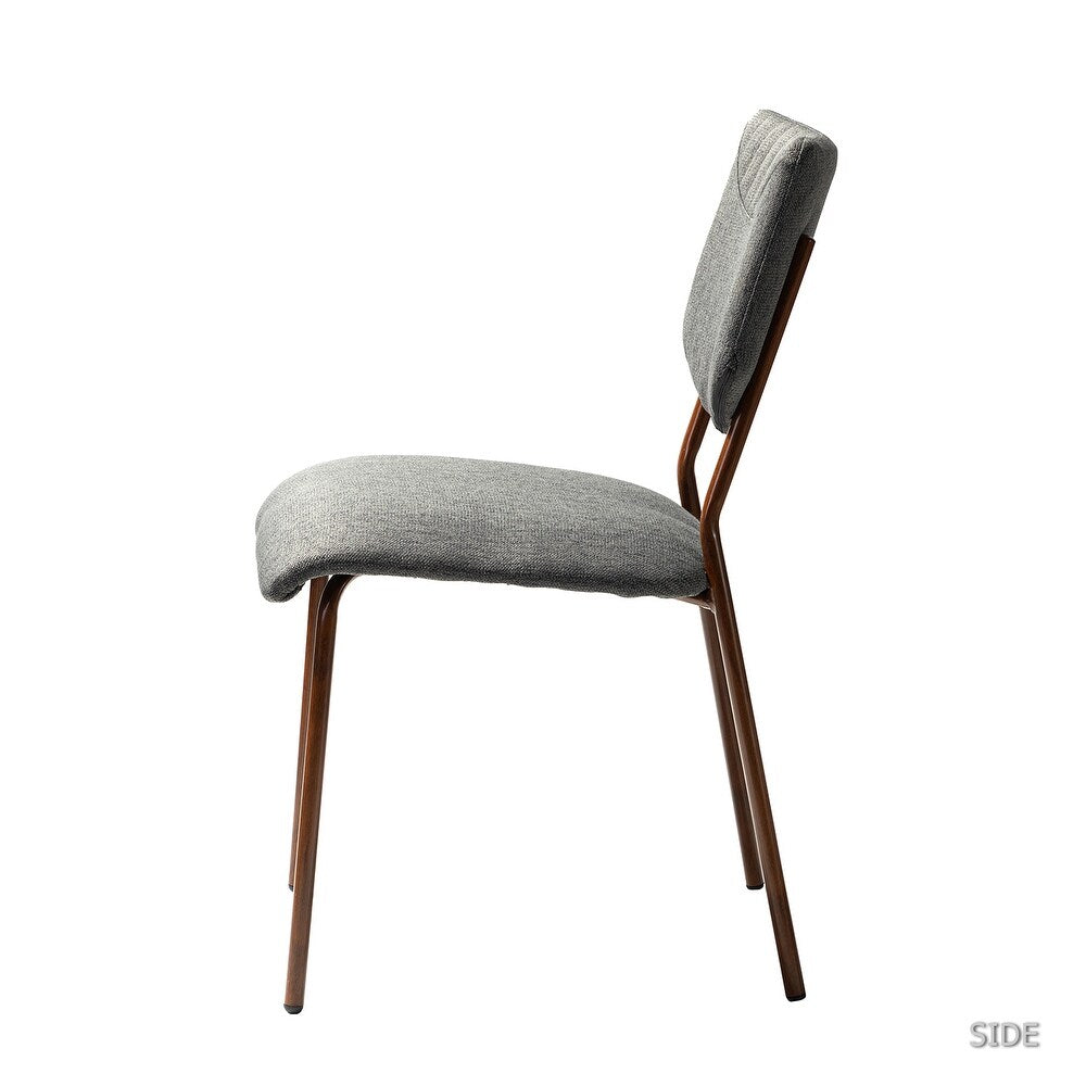Tahiti Upholstery Dining Chair with Transfer Print Legs Set of 4