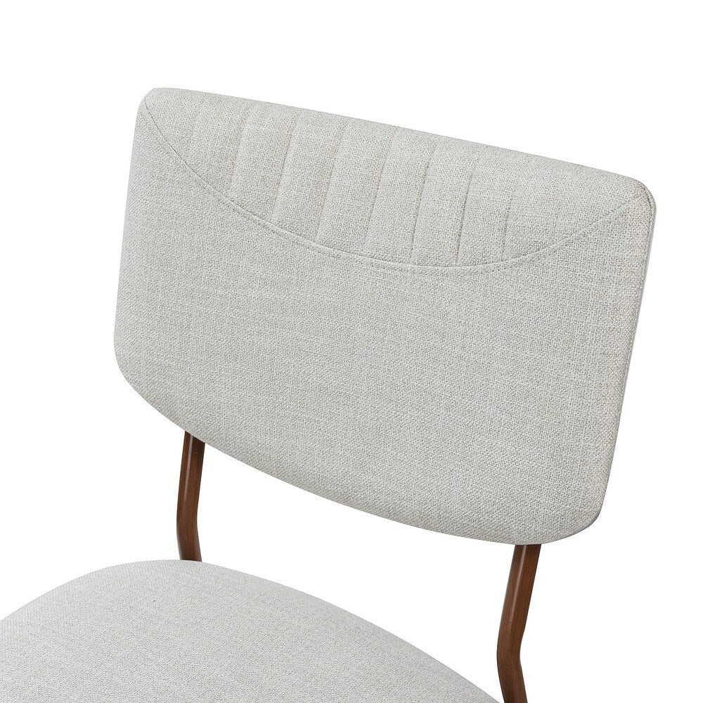 Tahiti Upholstery Dining Chair with Transfer Print Legs Set of 4