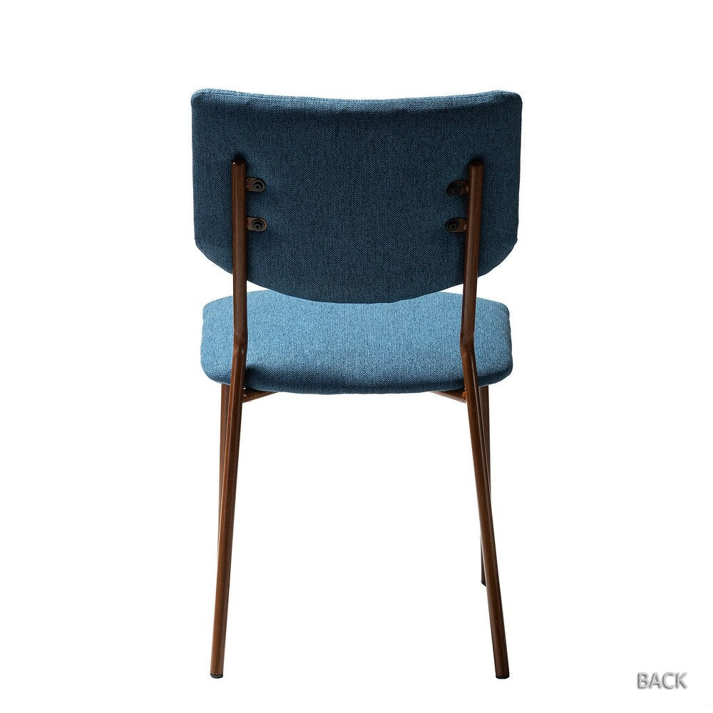 Tahiti Upholstery Dining Chair with Transfer Print Legs Set of 4