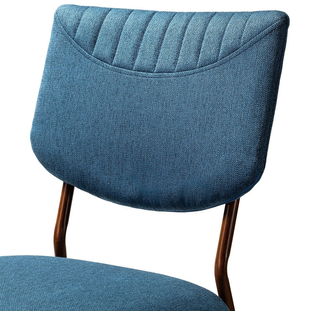 Tahiti Upholstery Dining Chair with Transfer Print Legs Set of 4