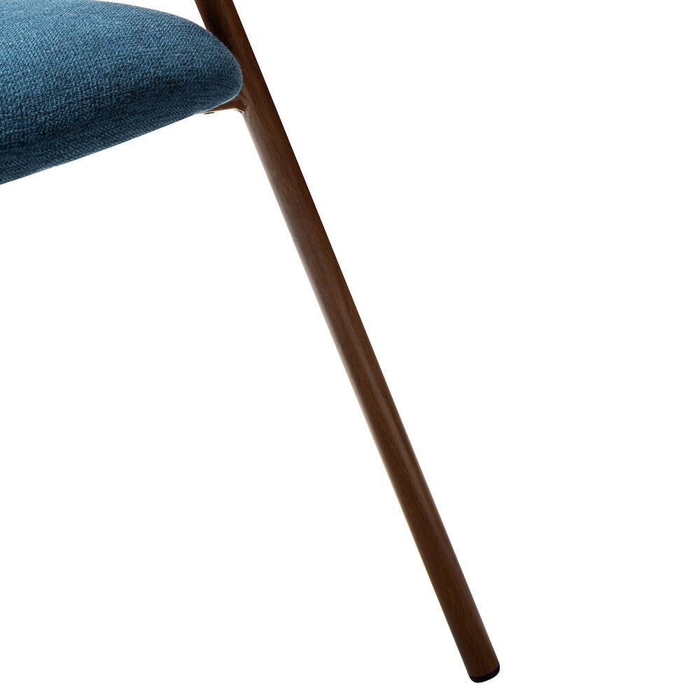 Tahiti Upholstery Dining Chair with Transfer Print Legs Set of 4