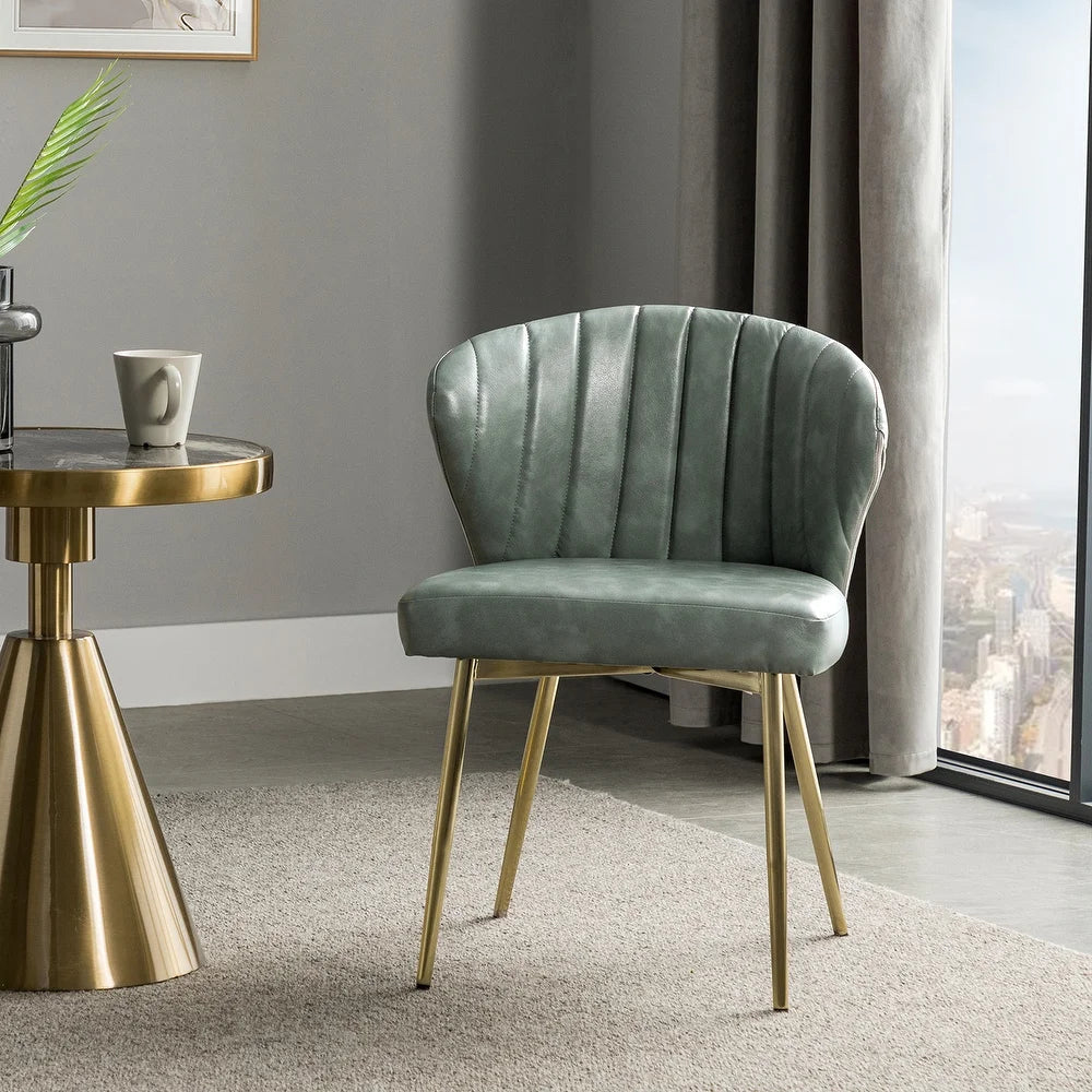 Ornaghi Side Chair with Tufted Back