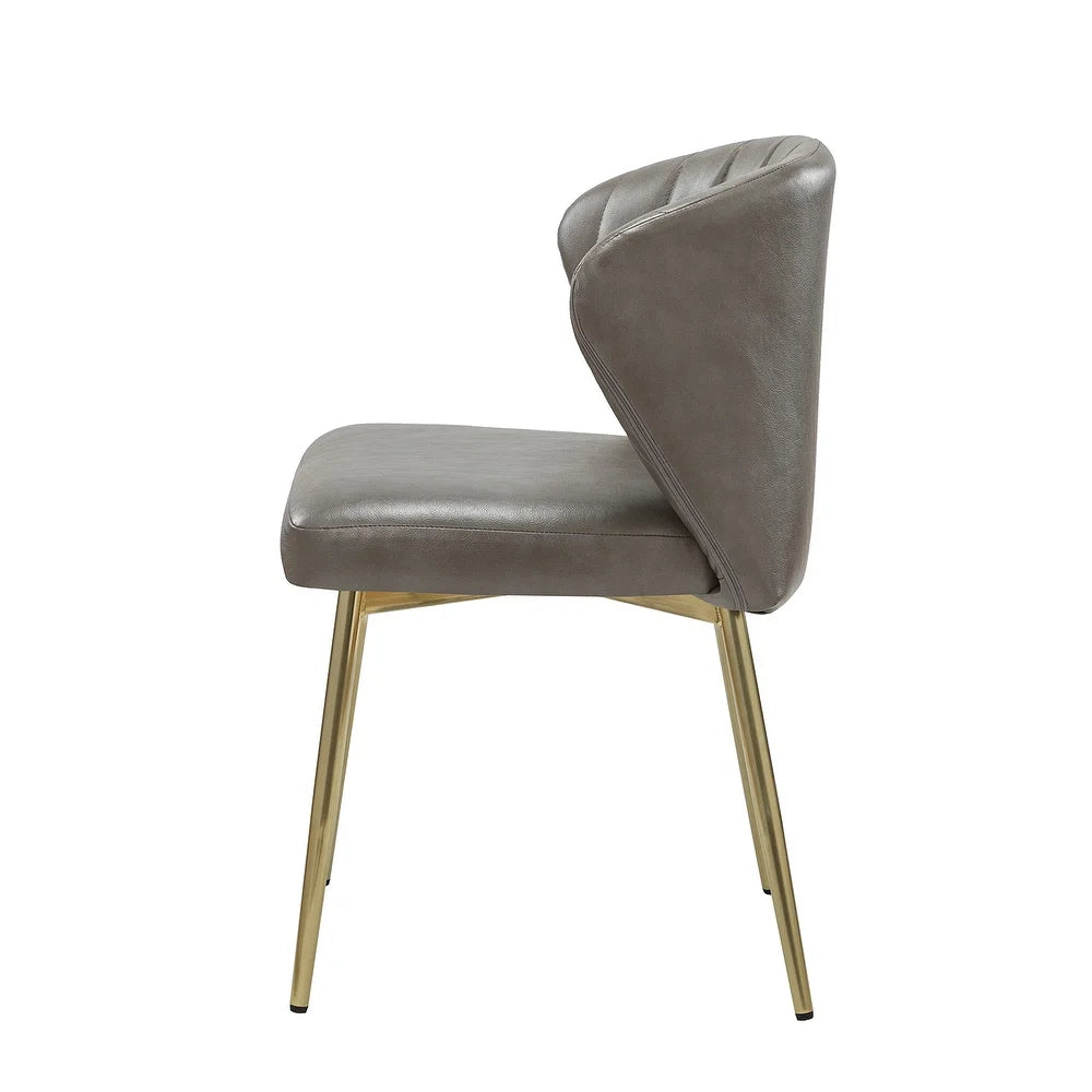 Ornaghi Side Chair with Tufted Back