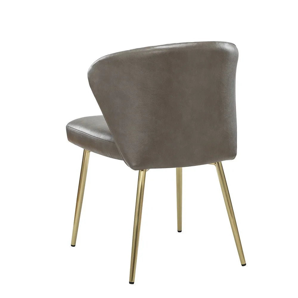 Ornaghi Side Chair with Tufted Back