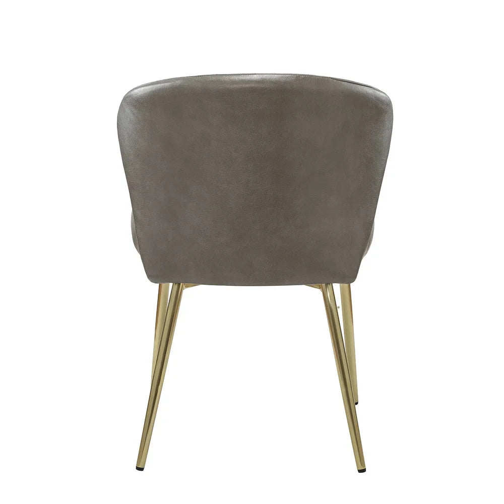 Ornaghi Side Chair with Tufted Back