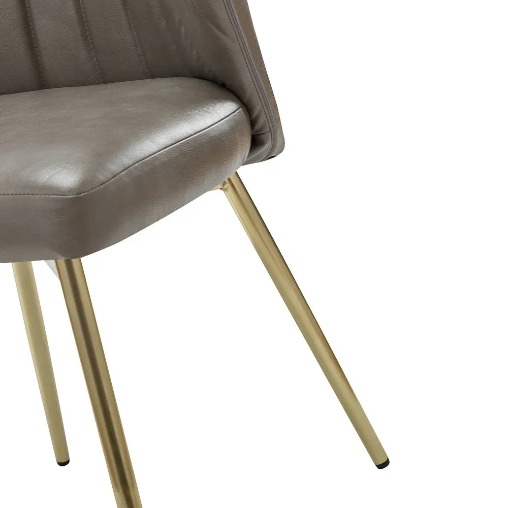 Ornaghi Side Chair with Tufted Back