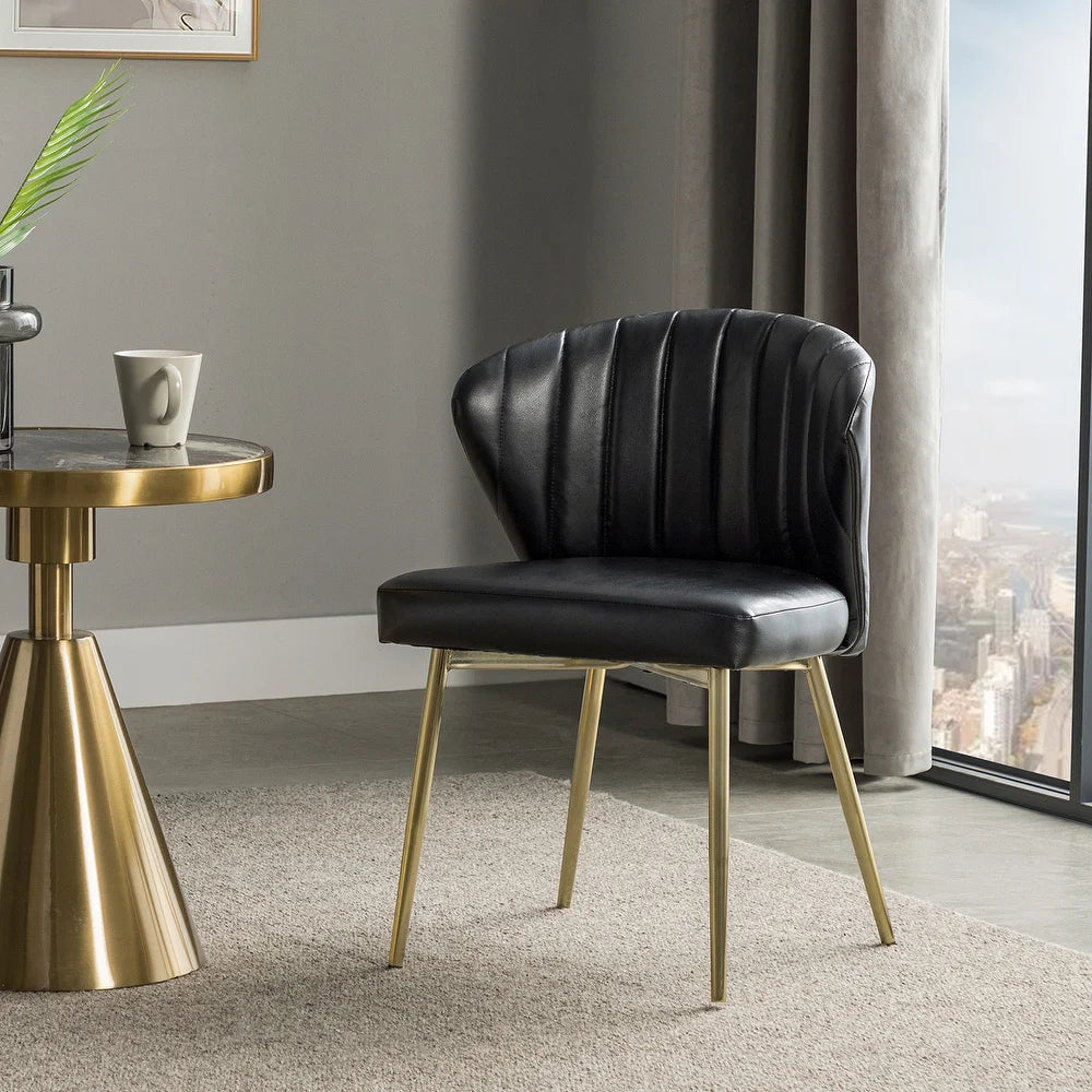Ornaghi Side Chair with Tufted Back