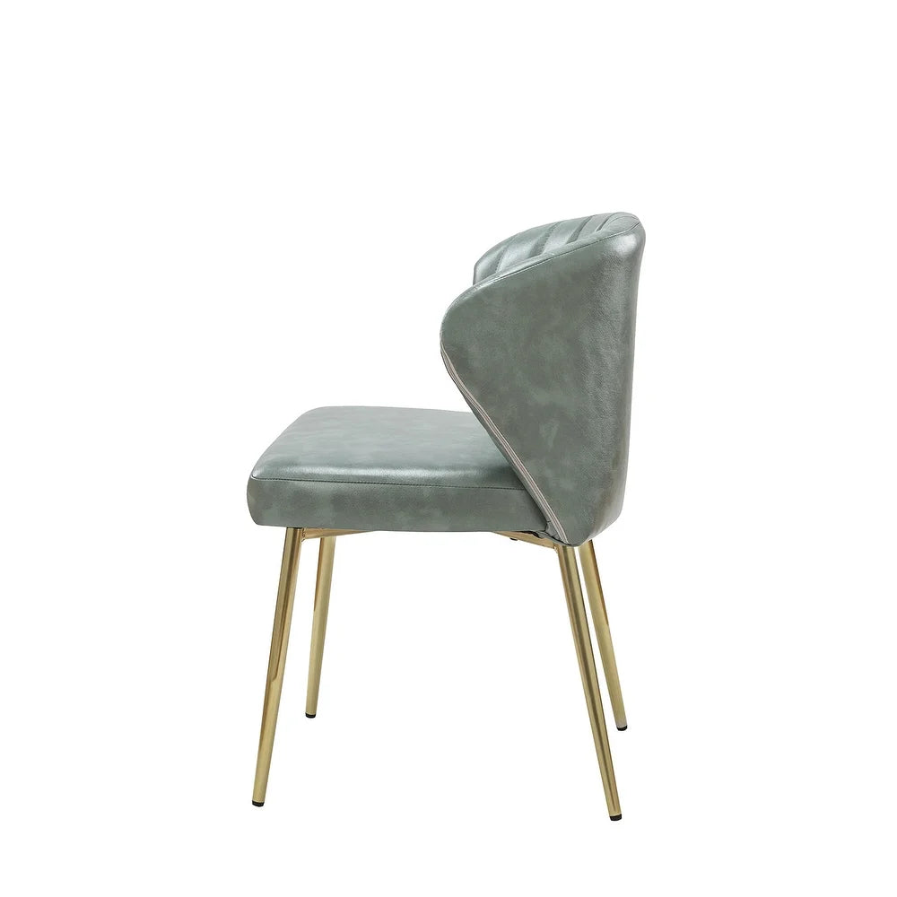 Ornaghi Side Chair with Tufted Back