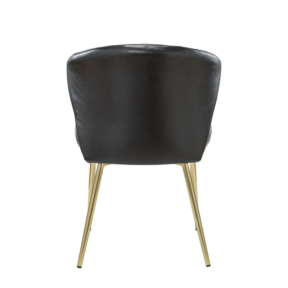 Ornaghi Side Chair with Tufted Back