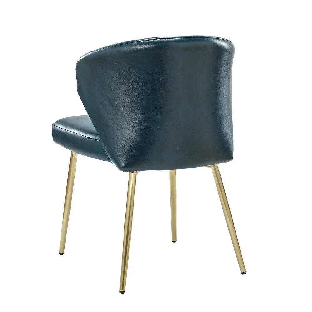 Ornaghi Side Chair with Tufted Back