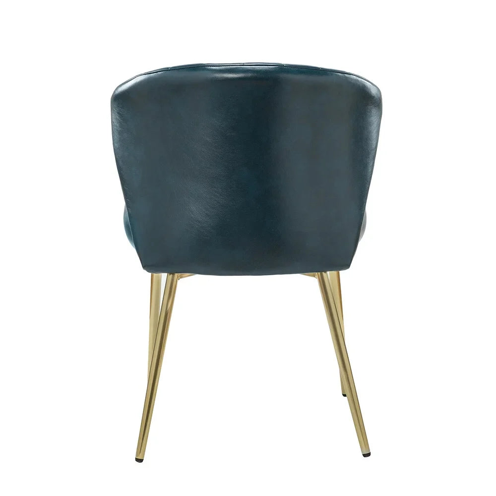 Ornaghi Side Chair with Tufted Back