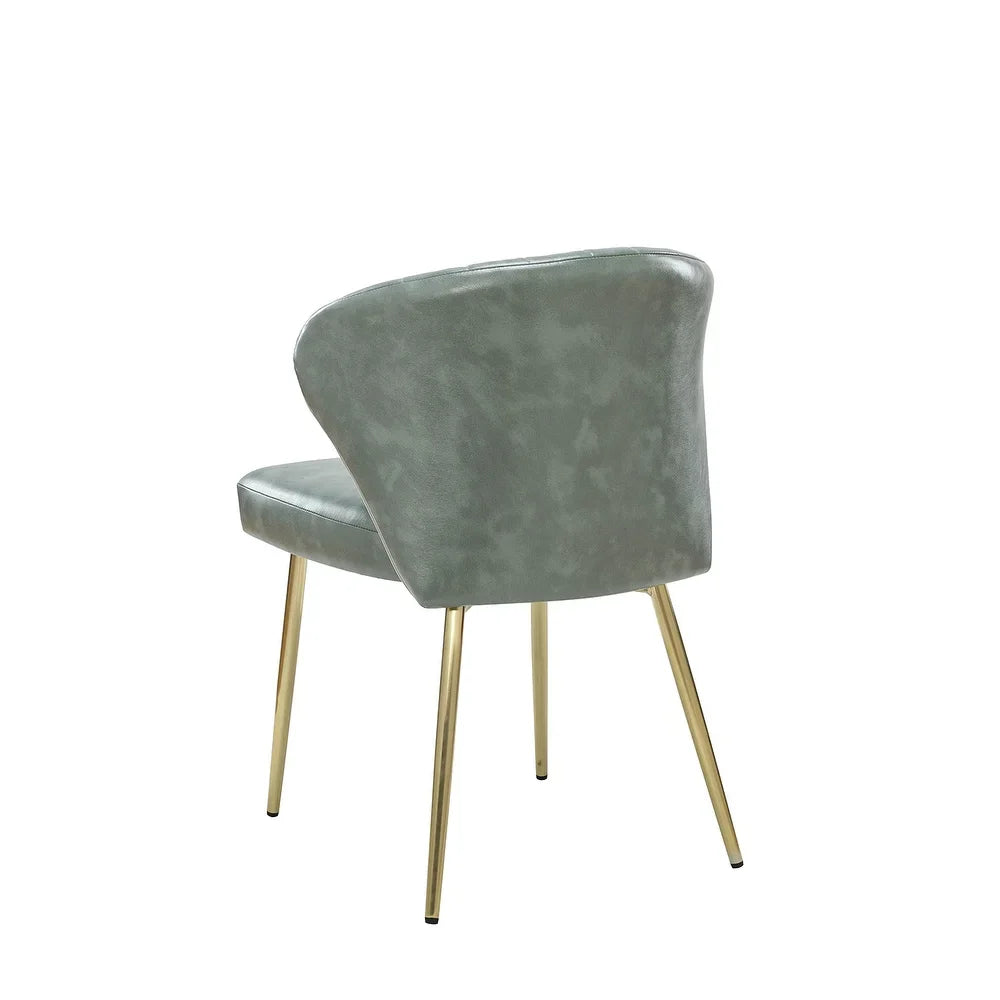 Ornaghi Side Chair with Tufted Back