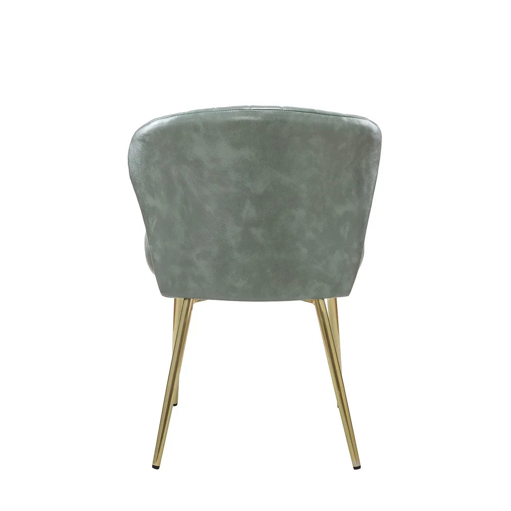 Ornaghi Side Chair with Tufted Back