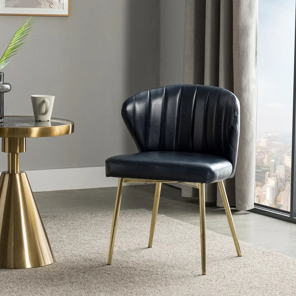 Ornaghi Side Chair with Tufted Back