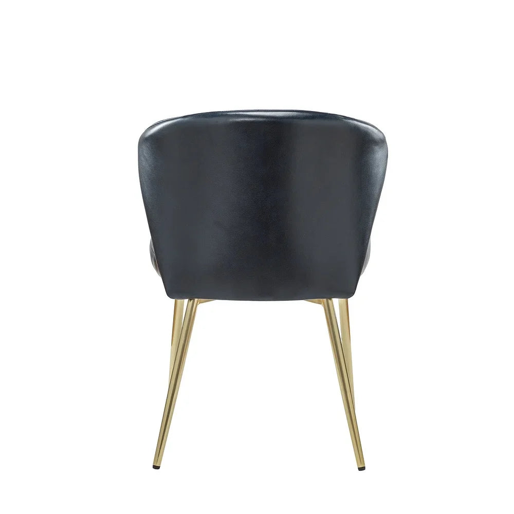 Ornaghi Side Chair with Tufted Back