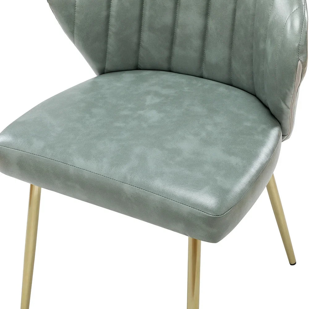 Ornaghi Side Chair with Tufted Back