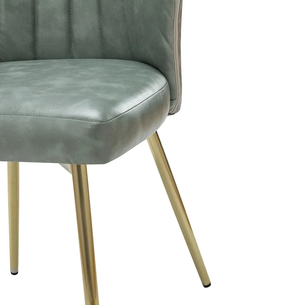 Ornaghi Side Chair with Tufted Back