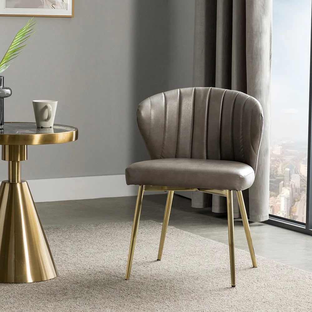 Ornaghi Side Chair with Tufted Back