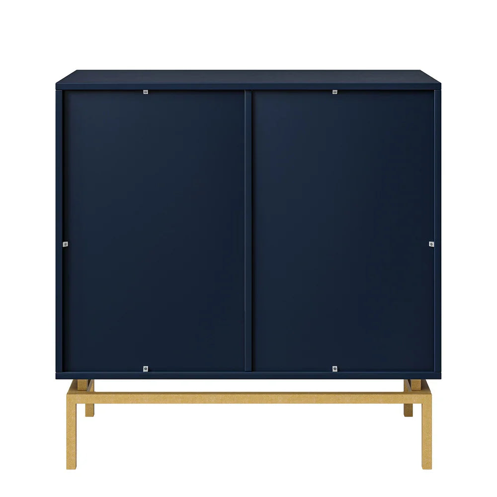 Volkard 32" Mid-century Storage Cabinet with Metal Hardware