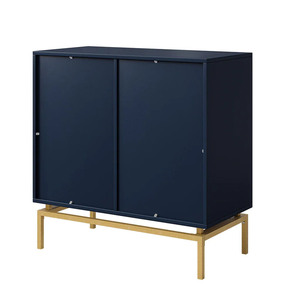 Volkard 32" Mid-century Storage Cabinet with Metal Hardware