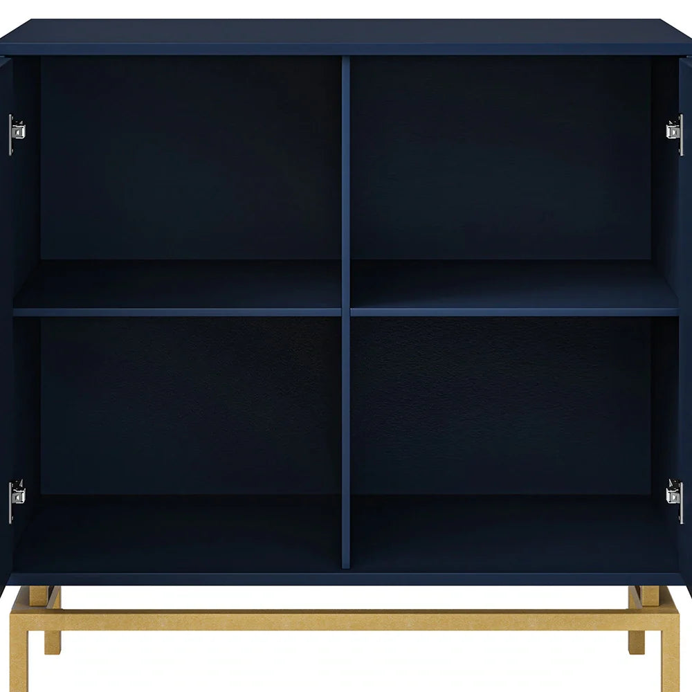 Volkard 32" Mid-century Storage Cabinet with Metal Hardware