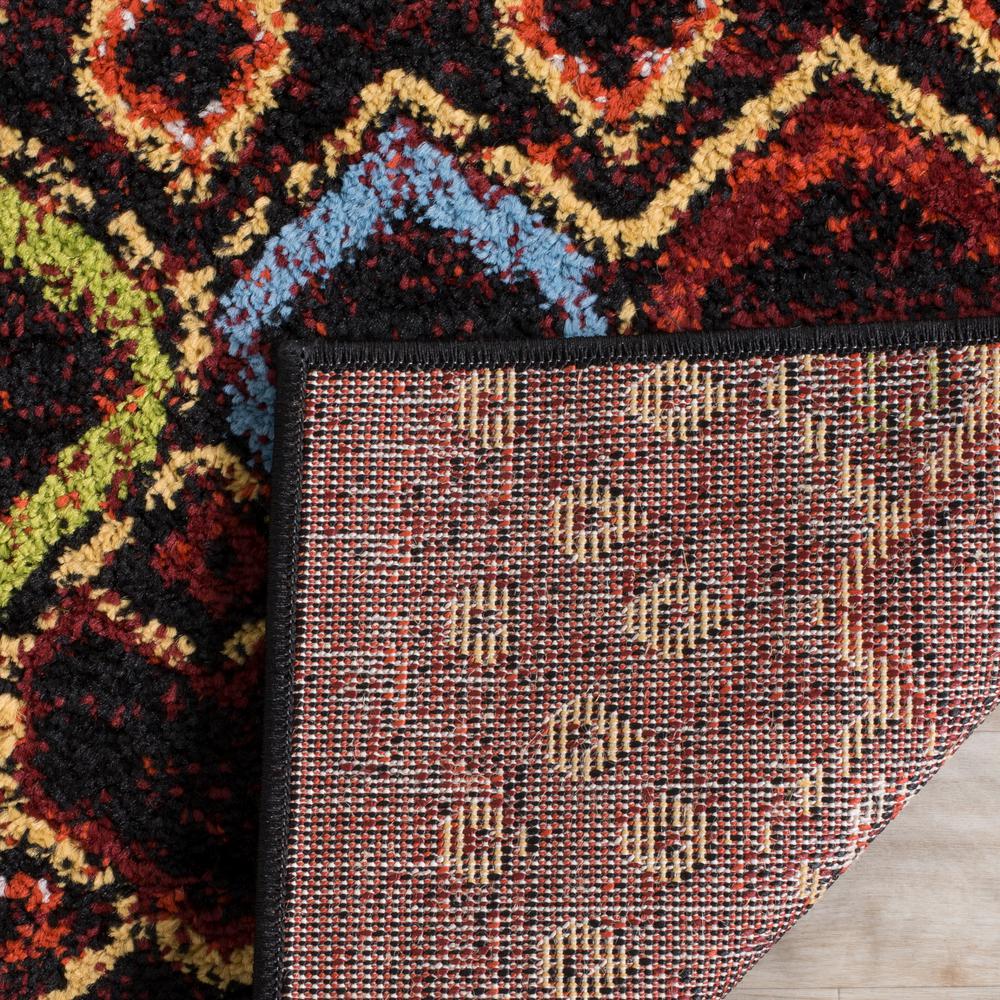 Black/Multi-Color Area Rug