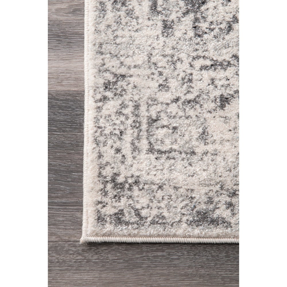 Vintage Persian Floral Grey Soft Area Rug
