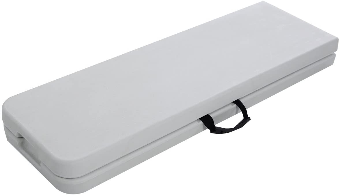 Giantex 6' Folding Bench Portable Plastic in/Outdoor Picnic Party Camping Dining Seat