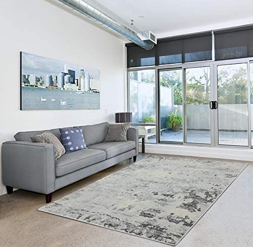 New Castle gery Modern Soft Area Rug