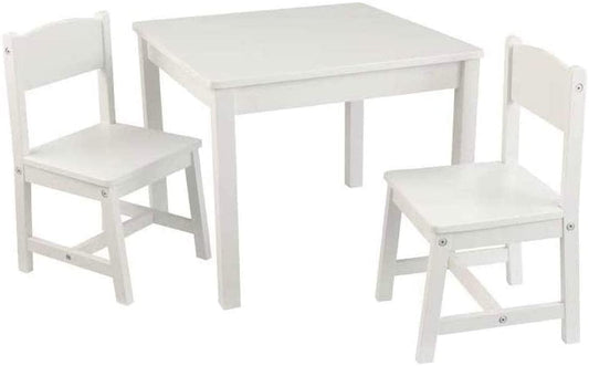 Kids Aspen Table and Chair Set - White