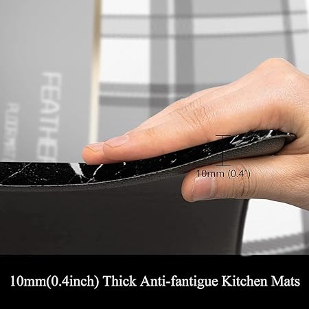 Anti Fatigue Waterproof Non-Slip Cushioned Comfort Kitchen Mats 7.3" W X 29" L