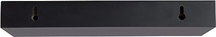 Stockholm Maine Floating Wall Shelf - Black, 12"