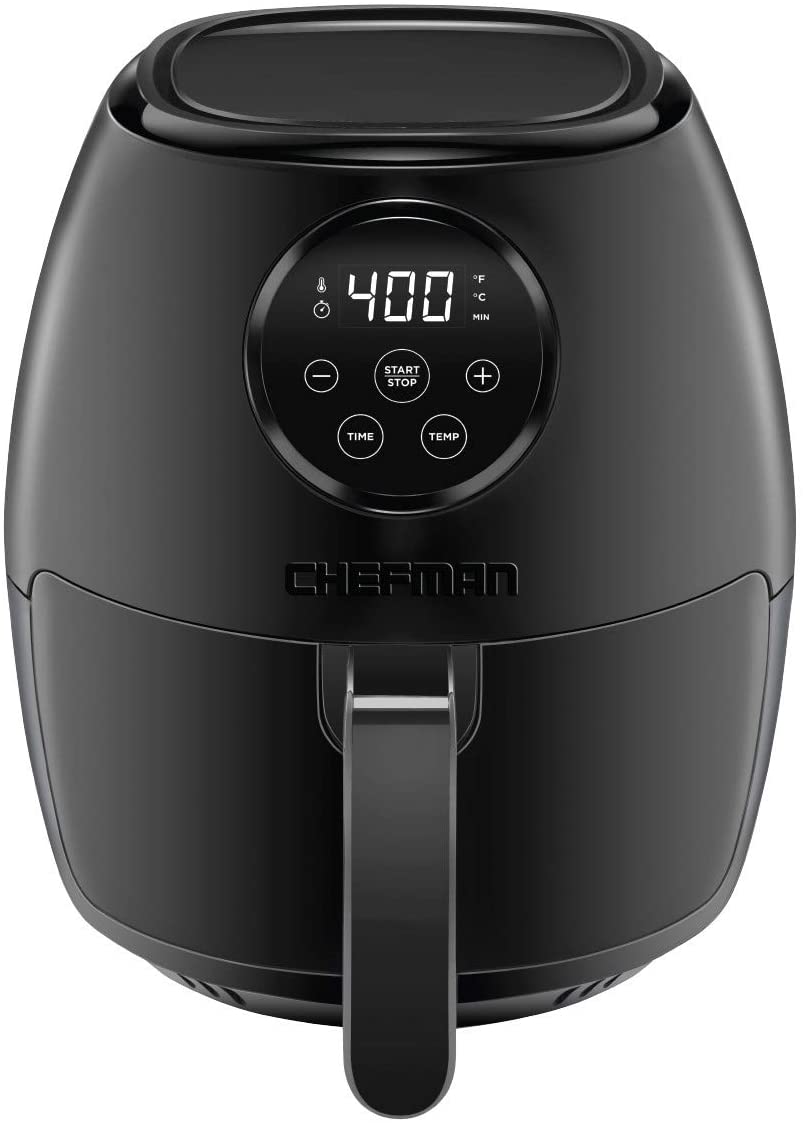 3.6 Quart Air Fryer Oven, Dual Control Temperature, 15 Cup Capacity with Cookbook