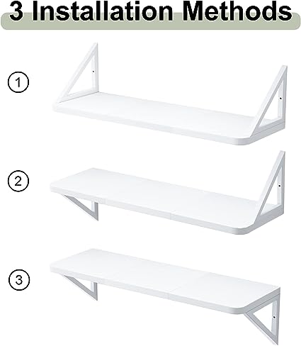 24 inch Floating Shelves Wall Storage Décor, Set of 2