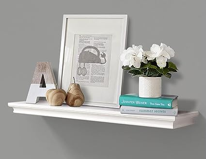 Deeper Wall Storage Shelf for Home Décor, Super Sturdy, Easy to Install, 12” Wide, 7.75” Deep