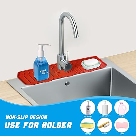 Silicone Faucet Handle Drip Catcher Tray Silicone Faucet Handle Drip Catcher Tray