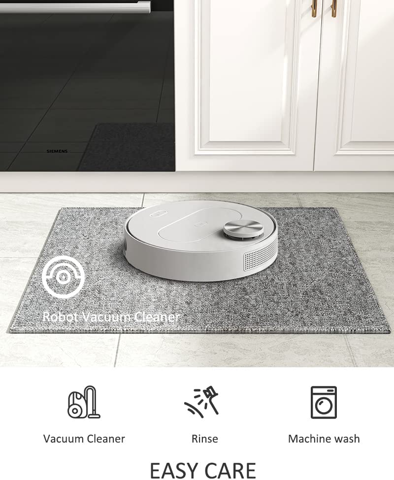 Rubber Backing Non Skid Quick Dry Washable Kitchen Rugs