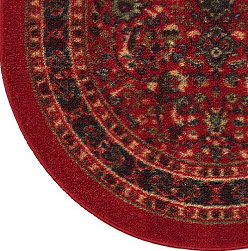 Persian Oriental Design Red Non-Skid Area Rugs