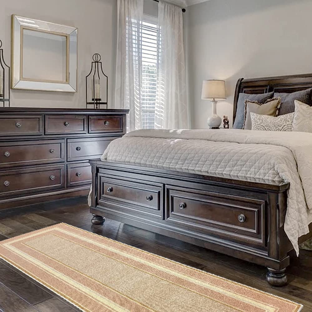 Non Slip Rubber Back Kitchen Rug Anti Slip Stair Treads (Emy-BGE, Runner (20"x59"))