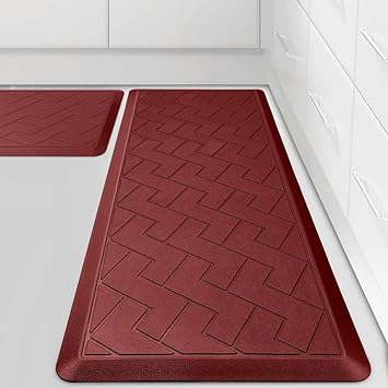 Anti Fatigue  1/2 Inch Thick Floor Mat, 2 PCS,