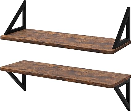 24 inch Floating Shelves Wall Storage Décor, Set of 2