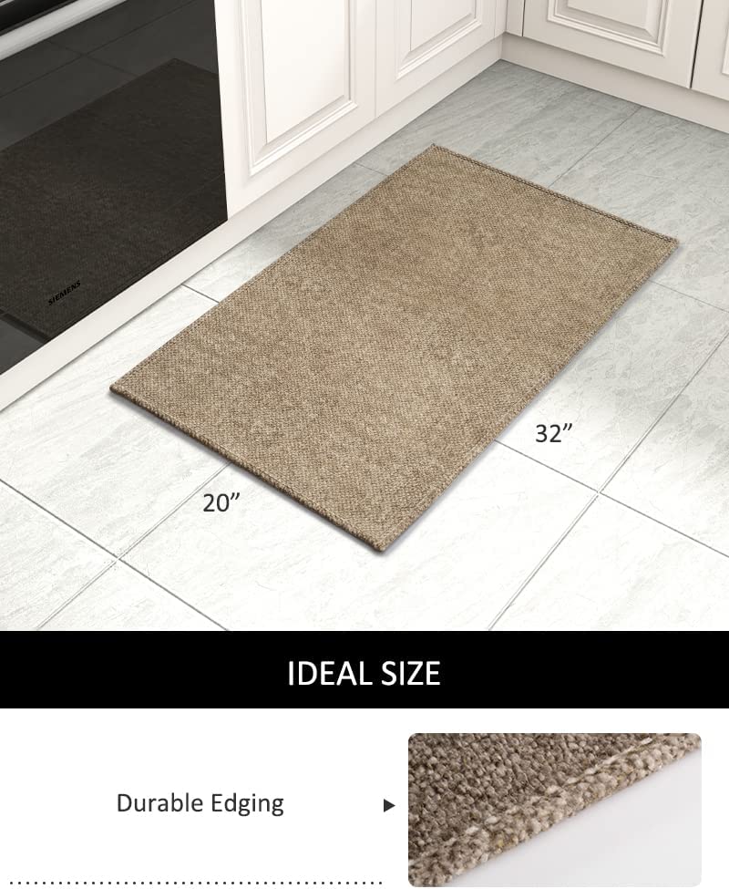 Rubber Backing Non Skid Quick Dry Washable Kitchen Rugs