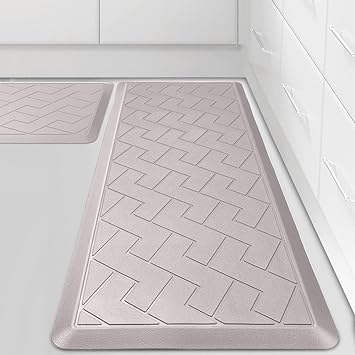 Anti Fatigue  1/2 Inch Thick Floor Mat, 2 PCS,